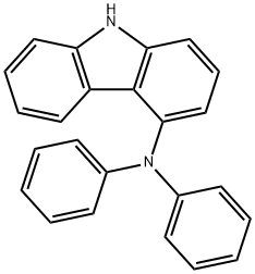 N,N-二苯-9H-咔唑-4-胺 结构式