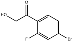 2'-羟基-2-氟-4-溴苯乙酮 结构式