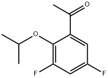 1-(3,5-二氟-2-异丙氧基苯基)乙酮 结构式