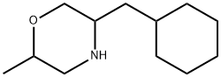 Morpholine, 5-(cyclohexylmethyl)-2-methyl- 结构式