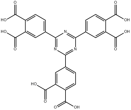 2,4,6-三(3,4-二羧基苯基)均三嗪 结构式