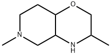2H-Pyrido[4,3-b]-1,4-oxazine, octahydro-3,6-dimethyl- 结构式