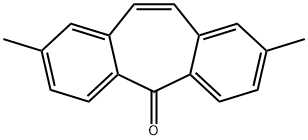 2,8-二甲基-5H-二苯并[A,D][7]轮烯-5-酮 结构式