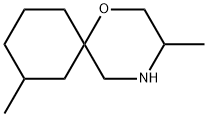 1-Oxa-4-azaspiro[5.5]undecane, 3,8-dimethyl- 结构式