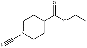 1-氰基哌啶-4-羧酸乙酯 结构式