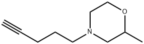 Morpholine, 2-methyl-4-(4-pentyn-1-yl)- 结构式