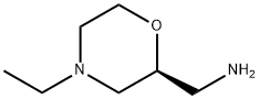 2-Morpholinemethanamine, 4-ethyl-, (2S)- 结构式