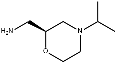2-Morpholinemethanamine, 4-(1-methylethyl)-,(2S)- 结构式