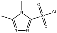 4H-1,2,4-Triazole-3-sulfonyl chloride, 4,5-dimethyl- 结构式