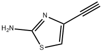 4-乙炔基噻唑-2-胺 结构式