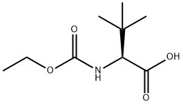 (S)-2-((乙氧羰基)氨基)-3,3-二甲基丁酸 结构式