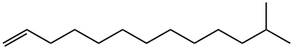 1-Tridecene, 12-methyl- 结构式