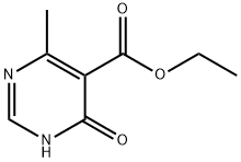 4-羟基-6-甲基嘧啶-5-羧酸乙酯 结构式