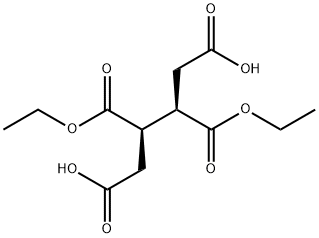 1,2,3,4-Butanetetracarboxylic acid, 2,3-diethyl ester, (R*,R*)- (9CI) 结构式