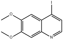 4-碘-6,7-二甲氧基喹啉 结构式