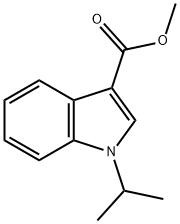 1H-Indole-3-carboxylic acid, 1-(1-methylethyl)-, methyl ester 结构式