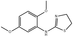 N-(2,5-二甲氧基苯基)-4,5-二氢-1,3-噻唑-2-胺 结构式