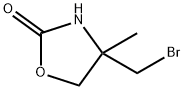 2-Oxazolidinone, 4-(bromomethyl)-4-methyl- 结构式