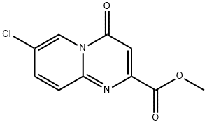 Methyl 7-chloro-4-oxo-4h-pyrido[1,2-a]pyrimidine-2-carboxylate 结构式