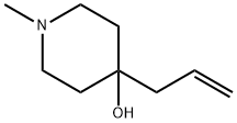 4-ALL基-1-甲基哌啶-4-醇 结构式