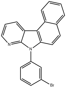 11-(3-bromophenyl)-11,13-diazatetracyclo[8.7.0.02,.012,1]heptadeca-1(10),2,4,6,8,12,14,16-octaene 结构式