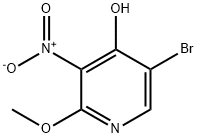 4-Pyridinol, 5-bromo-2-methoxy-3-nitro- 结构式