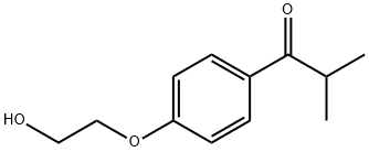 1-Propanone, 1-[4-(2-hydroxyethoxy)phenyl]-2-methyl- 结构式