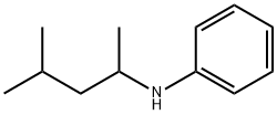 N-(4-甲基戊-2-基)苯胺 结构式