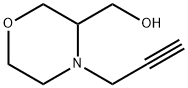 3-Morpholinemethanol, 4-(2-propyn-1-yl)- 结构式