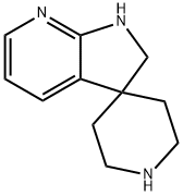 1′,2′-Dihydrospiro[piperidine-4,3′-[3H]pyrrolo[2,3-b]pyridine] 结构式