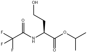 L-Homoserine, N-(2,2,2-trifluoroacetyl)-, 1-methylethyl ester 结构式