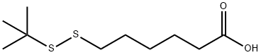 6-(tert-Butyldithio)hexanoic acid 结构式