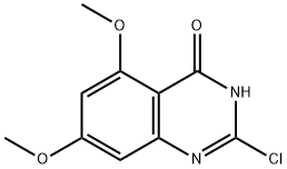 2-氯-5,7-二甲氧基喹唑啉-4(3H)-酮 结构式