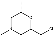 Morpholine,2-(chloromethyl)-4,6-dimethyl- 结构式