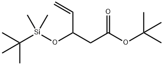 tert-Butyl-3-(tert-butyldimethylsilyloxy)pent-4-enoate 结构式