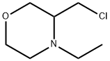 Morpholine, 3-(chloromethyl)-4-ethyl- 结构式
