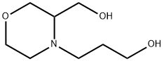 4-Morpholinepropanol, 3-(hydroxymethyl)- 结构式