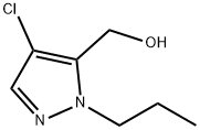 (4-chloro-1-propyl-1H-pyrazol-5-yl)methanol 结构式