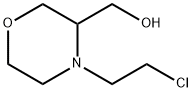 3-Morpholinemethanol, 4-(2-chloroethyl)- 结构式