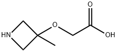 Acetic acid, 2-[(3-methyl-3-azetidinyl)oxy]- 结构式