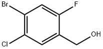 (4-溴-5-氯-2-氟苯基)甲醇 结构式