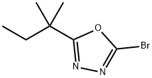 2-溴-5-(叔戊基)-1,3,4-噁二唑 结构式