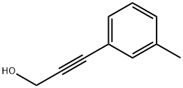 2-Propyn-1-ol, 3-(3-methylphenyl)- 结构式