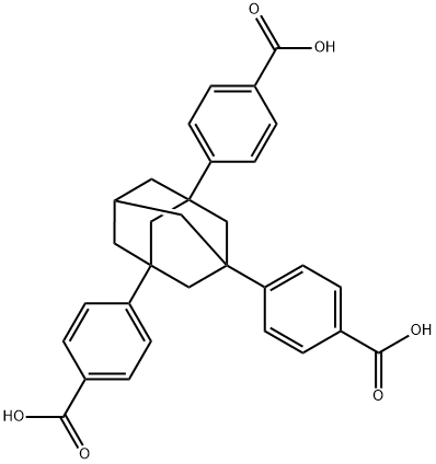 4,4,4-((1S,3S,5S)-金刚烷-1,3,5-三基)三苯甲酸 结构式