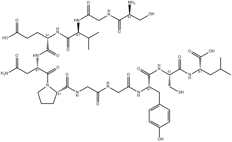 Glycoprotein (276-286) 结构式