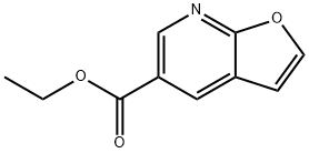 Furo[2,3-b]pyridine-5-carboxylic acid, ethyl ester 结构式