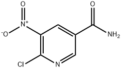 6-氯-5-硝基烟酰胺 结构式