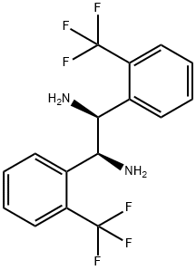1,2-Ethanediamine, 1,2-bis[2-(trifluoromethyl)phenyl]-, (1S,2S)- 结构式