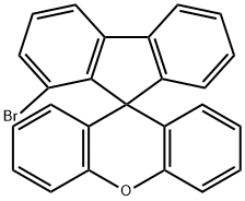 1-溴螺[芴-9,9'-氧杂蒽] 结构式