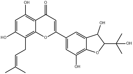 朝藿素C 结构式